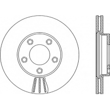 BDA2142.20 OPEN PARTS Тормозной диск