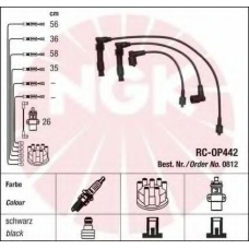 0812 NGK Комплект проводов зажигания