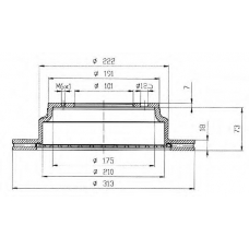 BDC3958 QUINTON HAZELL Тормозной диск