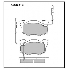 ADB2416 Allied Nippon Тормозные колодки