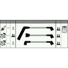 C782-70 ASHUKI Комплект проводов зажигания