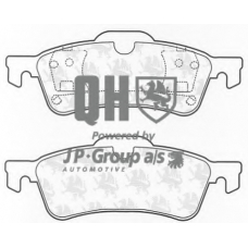 1563603219 Jp Group Комплект тормозных колодок, дисковый тормоз