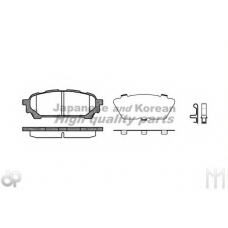 S011-18 ASHUKI Комплект тормозных колодок, дисковый тормоз