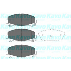 KBP-2050 KAVO PARTS Комплект тормозных колодок, дисковый тормоз