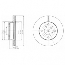 BG4271 DELPHI Тормозной диск