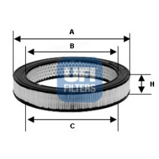 27.703.00 UFI Воздушный фильтр