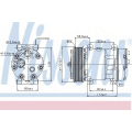 89065 NISSENS Компрессор, кондиционер