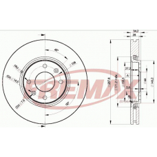 BD-4753 FREMAX Тормозной диск