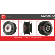 CCP90142 CASCO Ременный шкив, генератор