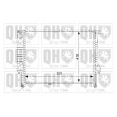 QER2378 QUINTON HAZELL Радиатор, охлаждение двигателя