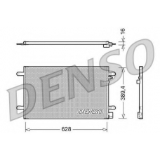 DCN02017 DENSO Конденсатор, кондиционер