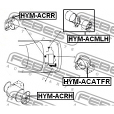HYM-ACATFR FEBEST Подвеска, двигатель