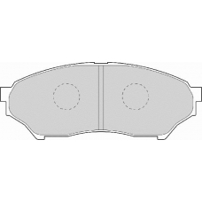 FD7048A NECTO Комплект тормозных колодок, дисковый тормоз
