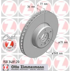 150.3481.20 ZIMMERMANN Тормозной диск