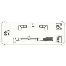 AM66 JANMOR Комплект проводов зажигания