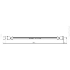 VBH643 MOTAQUIP Тормозной шланг