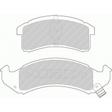 FDB975 FERODO Комплект тормозных колодок, дисковый тормоз