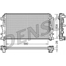 DRM17044 DENSO Радиатор, охлаждение двигателя