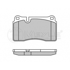 025 240 9817/PD MEYLE Комплект тормозных колодок, дисковый тормоз