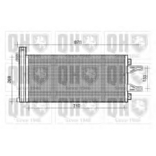 QCN570 QUINTON HAZELL Конденсатор, кондиционер