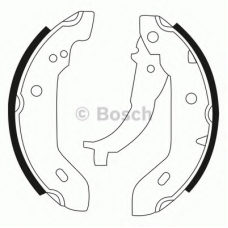 0 986 BB3 531 BOSCH Комплект тормозных колодок