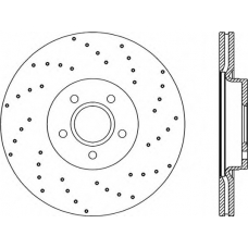 BDRS2154.25 OPEN PARTS Тормозной диск