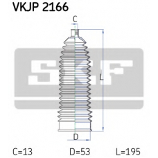 VKJP 2166 SKF Комплект пылника, рулевое управление