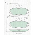 8110 28008 TRIDON Brake pads - front