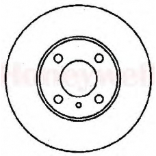 561354B BENDIX Тормозной диск
