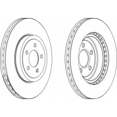 DDF1765-1 FERODO Тормозной диск