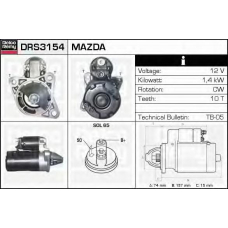 DRS3154 DELCO REMY Стартер
