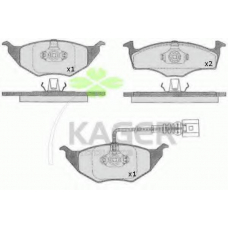 35-0473 KAGER Комплект тормозных колодок, дисковый тормоз