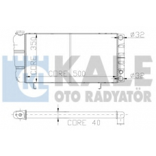 105100 KALE OTO RADYATOR Радиатор, охлаждение двигателя