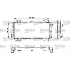 883956 VALEO Радиатор, охлаждение двигателя