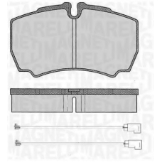 363916060474 MAGNETI MARELLI Комплект тормозных колодок, дисковый тормоз