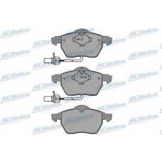 AC604881D AC Delco Комплект тормозных колодок, дисковый тормоз