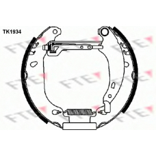 TK1934 FTE Комплект тормозных колодок