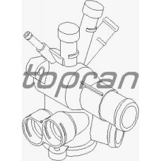 107 331 TOPRAN Фланец охлаждающей жидкости