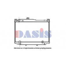 213860N AKS DASIS Радиатор, охлаждение двигателя