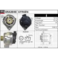 DRA3949 DELCO REMY Генератор