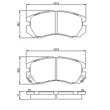 0 986 424 211 BOSCH Комплект тормозных колодок, дисковый тормоз