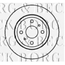 BBD4210 BORG & BECK Тормозной диск