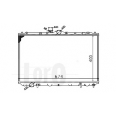 033-017-0007 LORO Радиатор, охлаждение двигателя