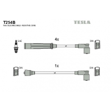 T254B TESLA Комплект проводов зажигания