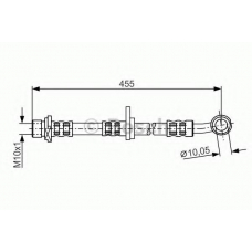 1 987 476 890 BOSCH Тормозной шланг