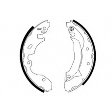 MFR457 MINTEX Комплект тормозных колодок