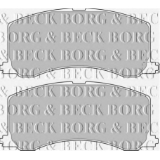 BBP1522 BORG & BECK Комплект тормозных колодок, дисковый тормоз