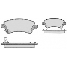 RA.0574.0 RAICAM Комплект тормозных колодок, дисковый тормоз