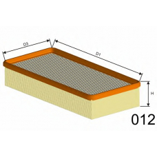 P034 MISFAT Воздушный фильтр