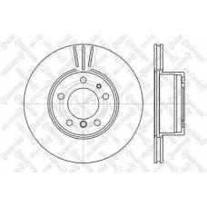 6020-1519V-SX STELLOX Тормозной диск